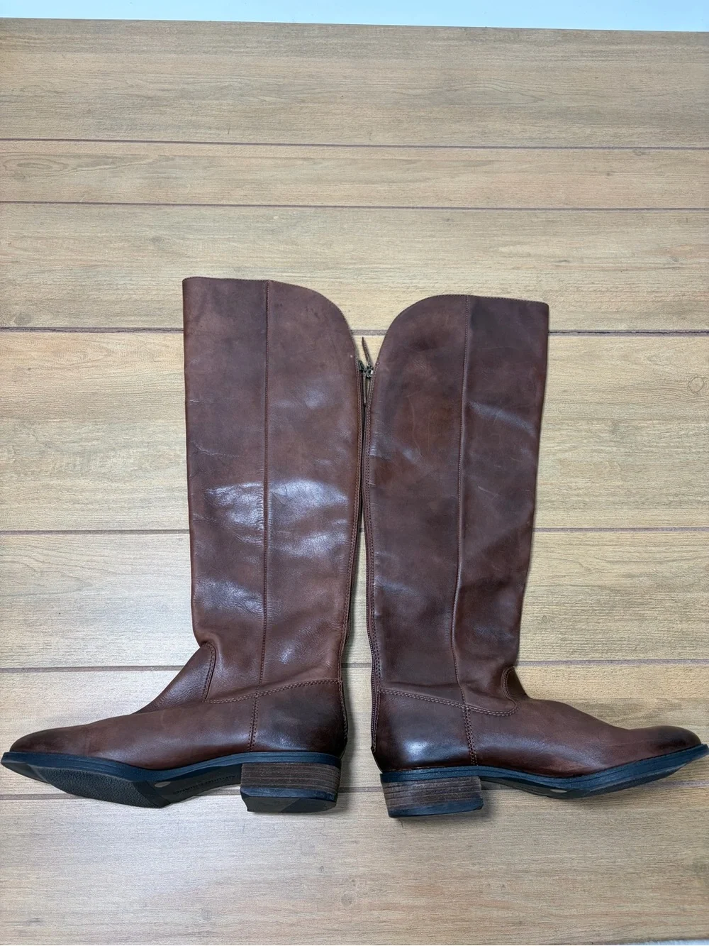 Arturo Chiang Over the Knee Leather Riding Boots Size 7
